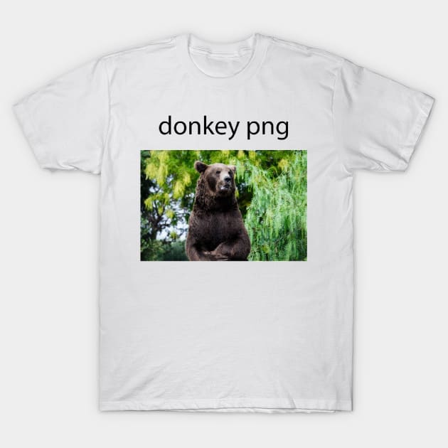 Donkey PNG T-Shirt by Tomato Frog